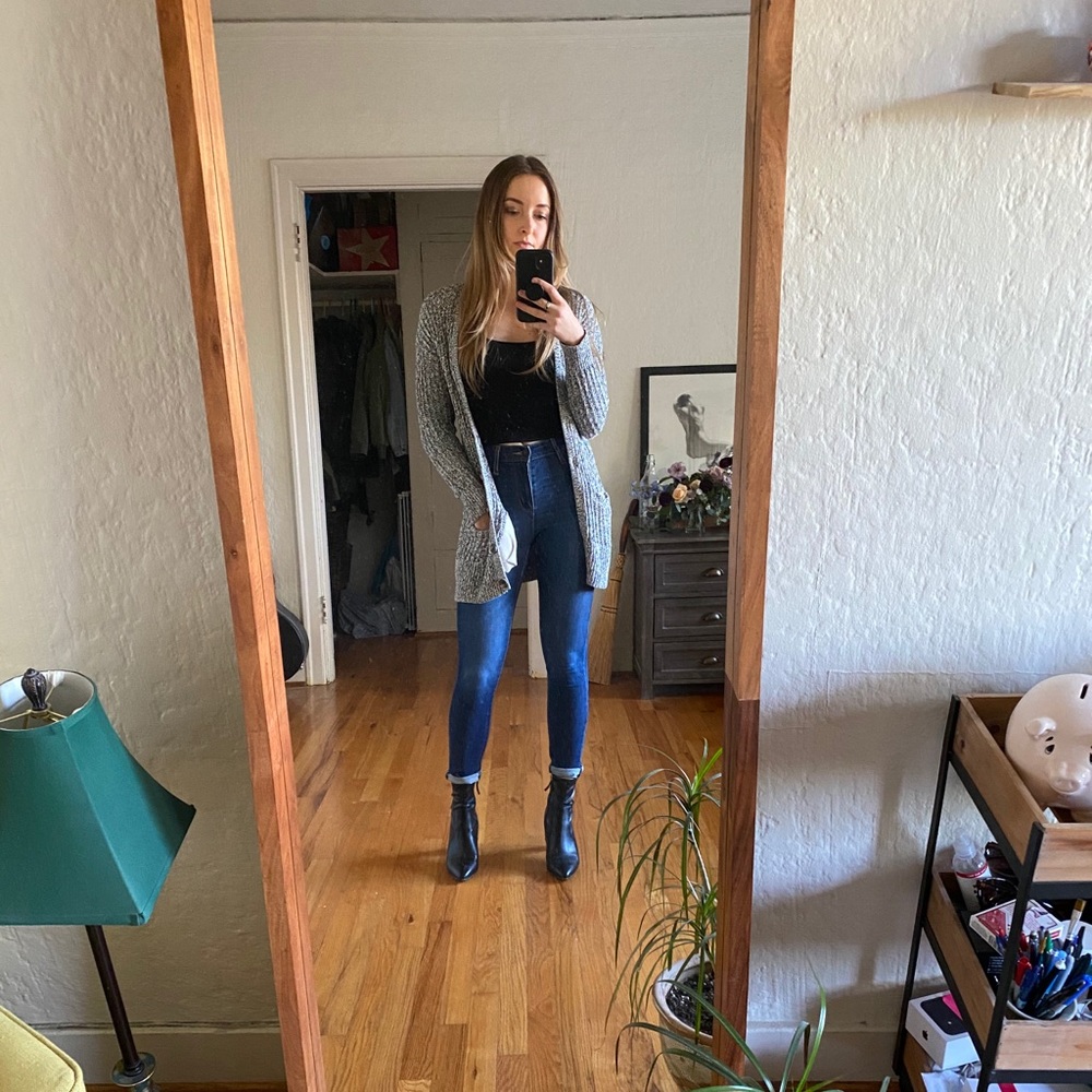 American Eagle Thick Knit Cardigan